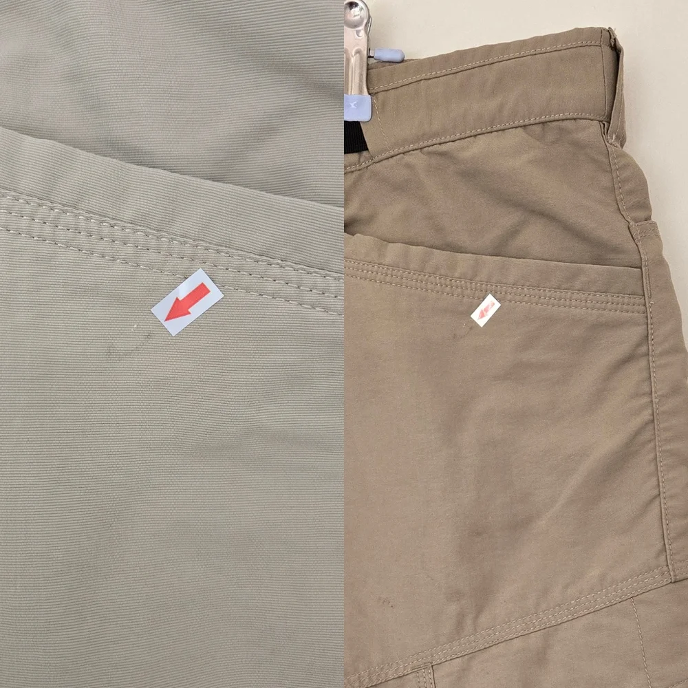 The North Face Men's Outdoorsy Khaki Belted Nylon Cargo Short‎ XL